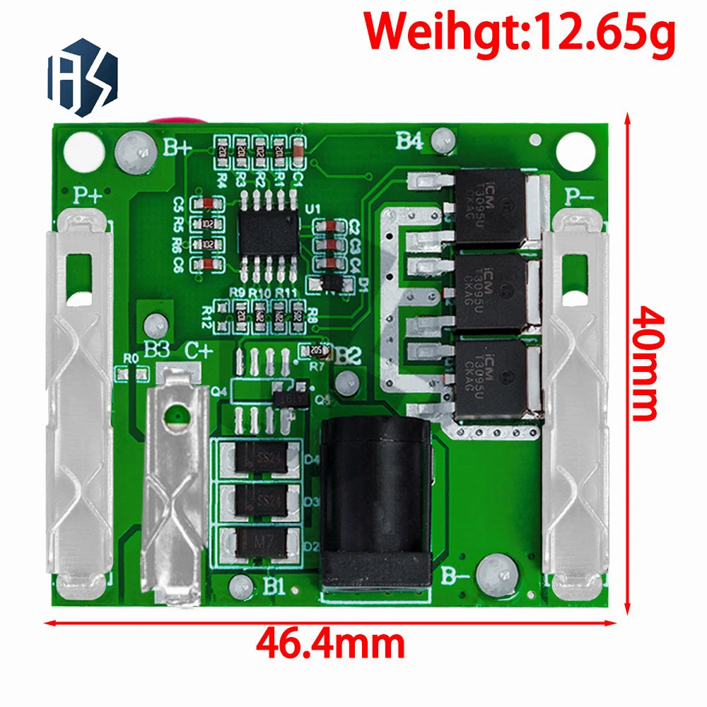 5S 21V 18V 18 5V 20A 3MOS Battery Charging Protection Board Li-ion Zpaxo