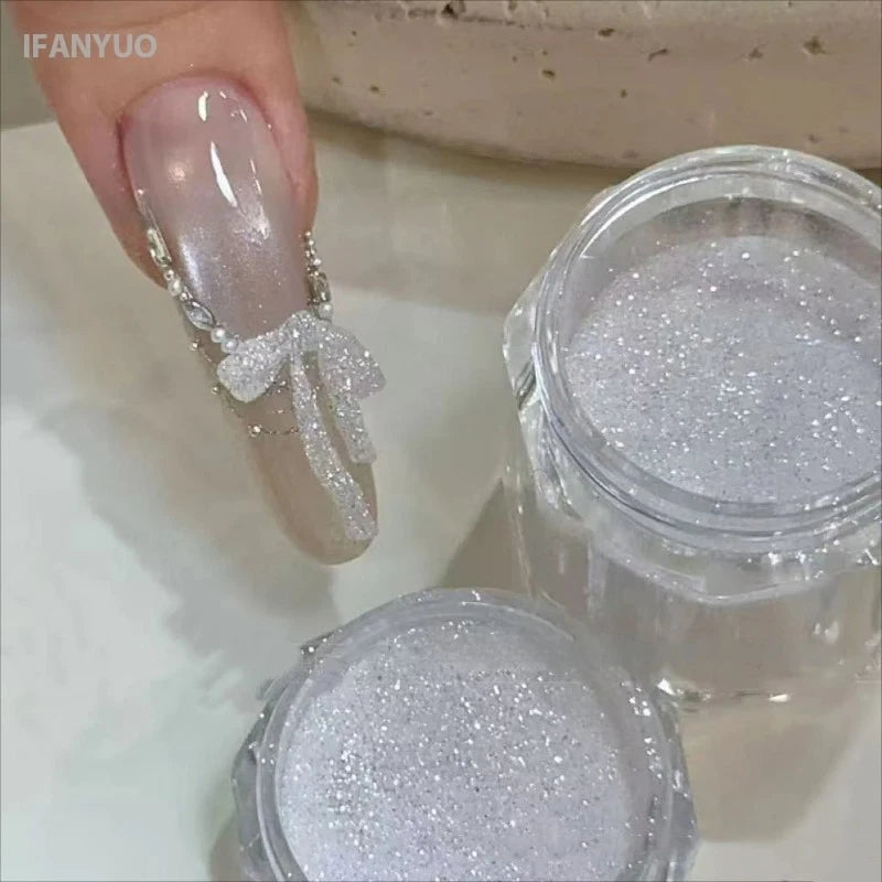 Nail Mirror Aurora Glitter Crystal Powder Bright Moonlight Pearl