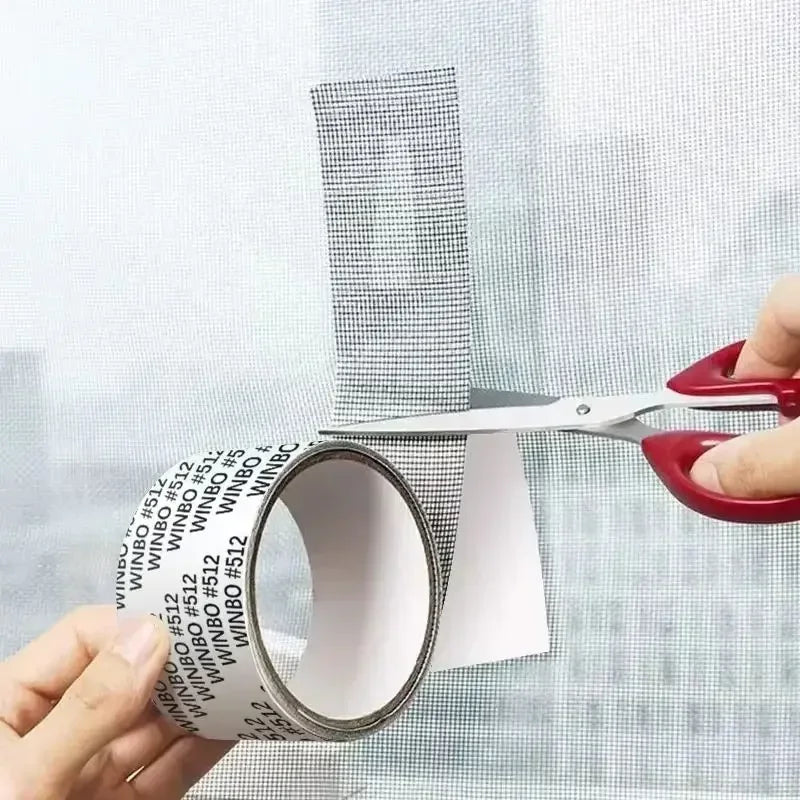Window Screen Tape Anti-mosquito Screen Repair Subsidy Door Curtain Mosquito Net Hole Patch Repair Self-adhesive Screen Tape Zpaxo