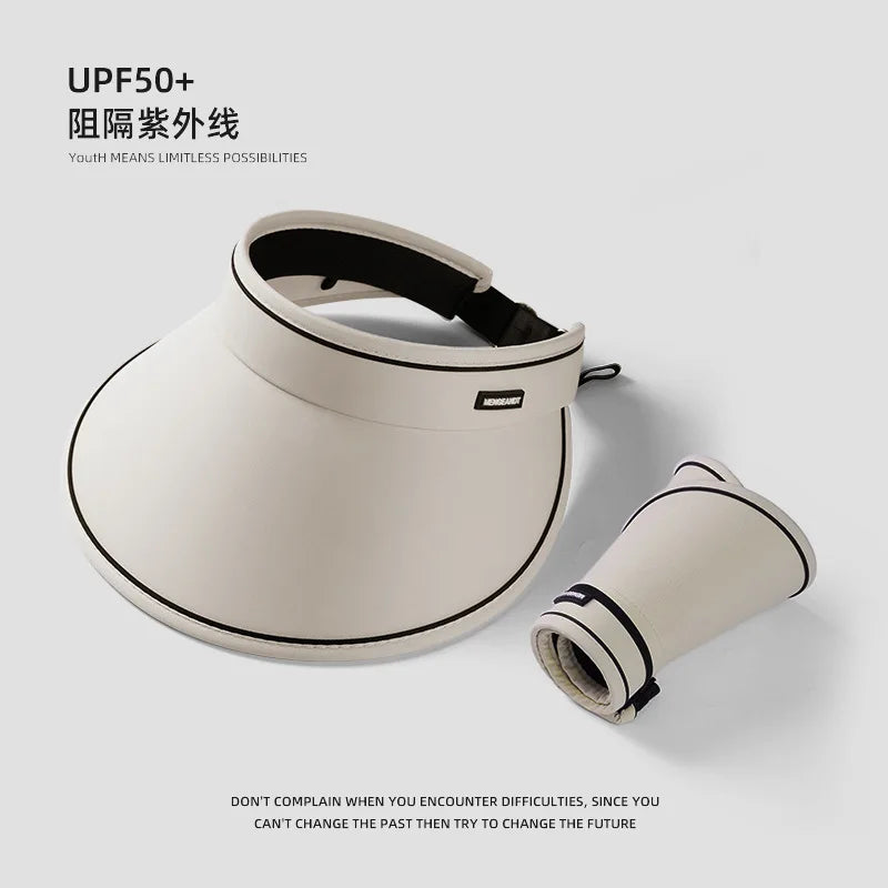 Women Hat Sunscreen Hollow Female Summer Sunshade Topless Sun Fashion Zpaxo