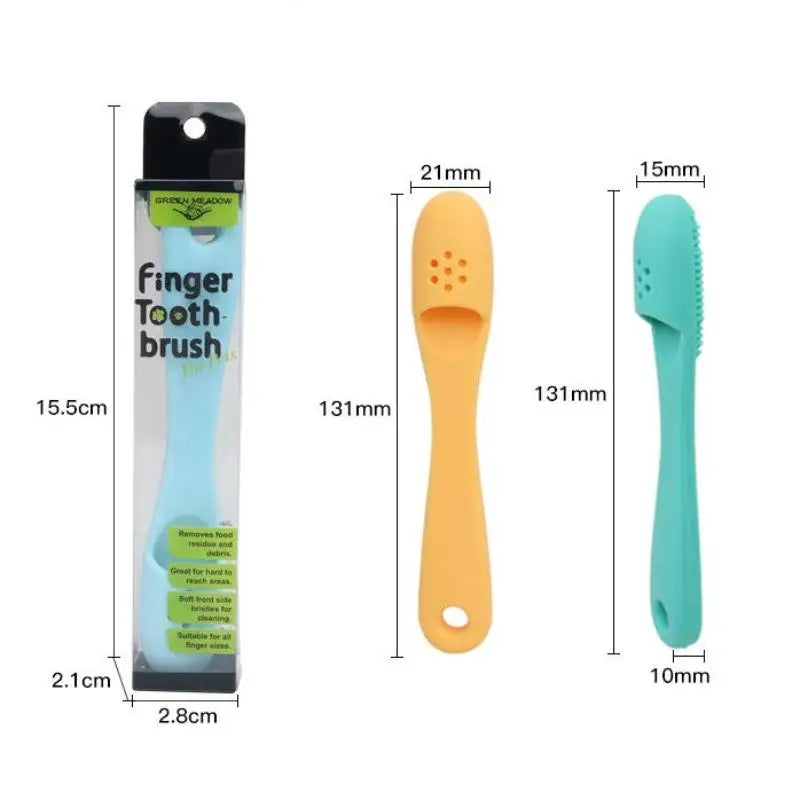 Pet Finger Toothbrush Cats Dogs Soft Tooth Cleaning Reusable Design Zpaxo