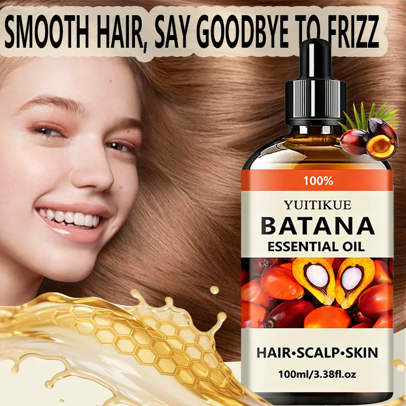 YUITIKUE Batana Hair Oil – Frizz Control, Shine & Nourishment Batana Hair Oil Zpaxo