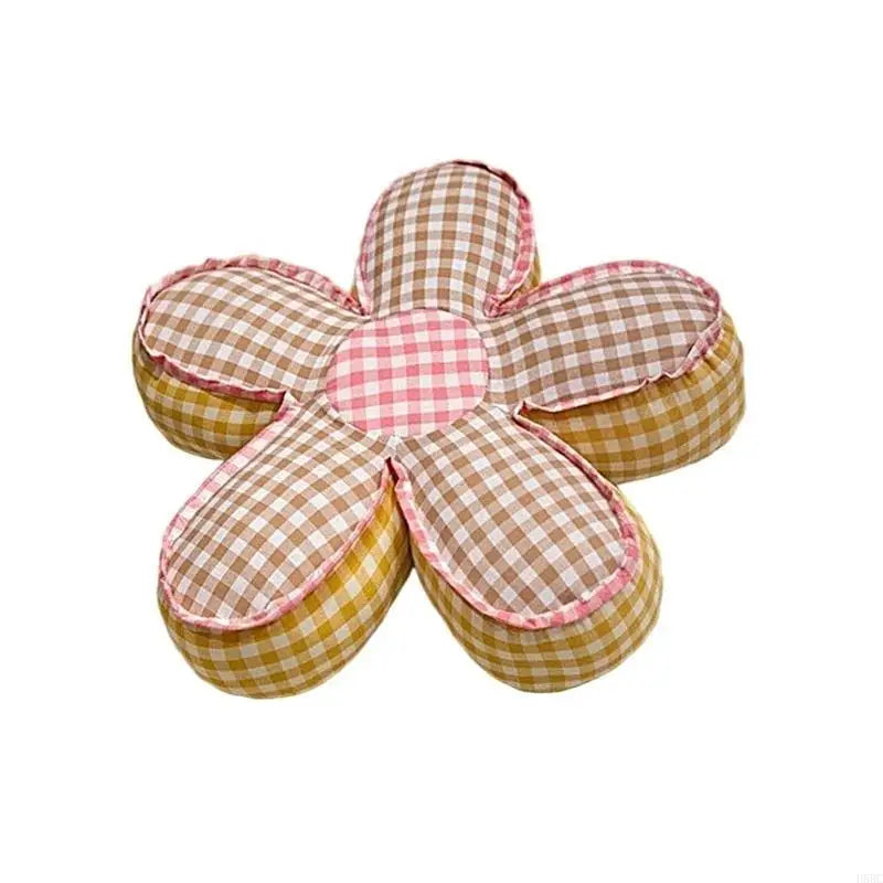 Floral Designs Cushion Cotton Fabric Covers Slip Proof Floor Pillow