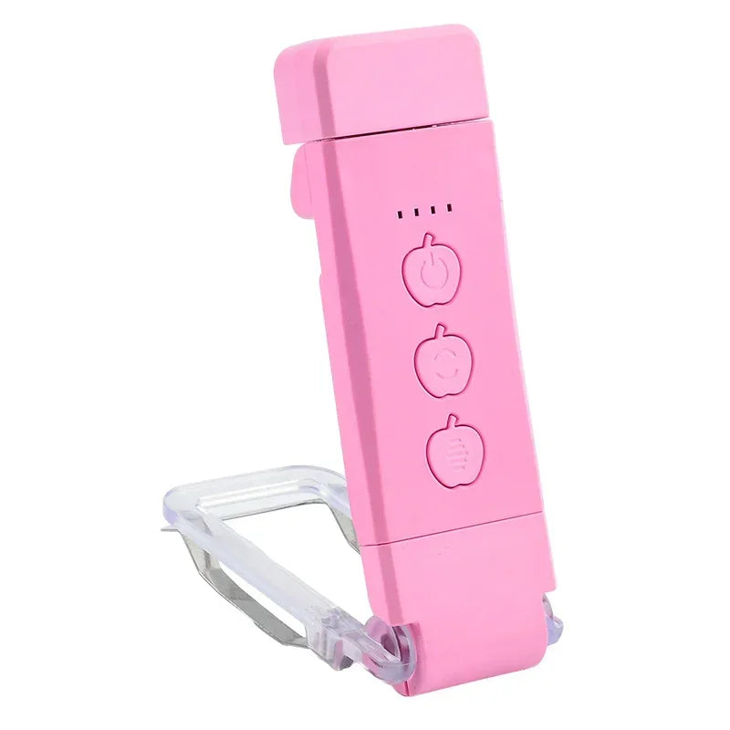 Rechargeable Clip-On Book Light | 15 Levels, 3 Color Modes