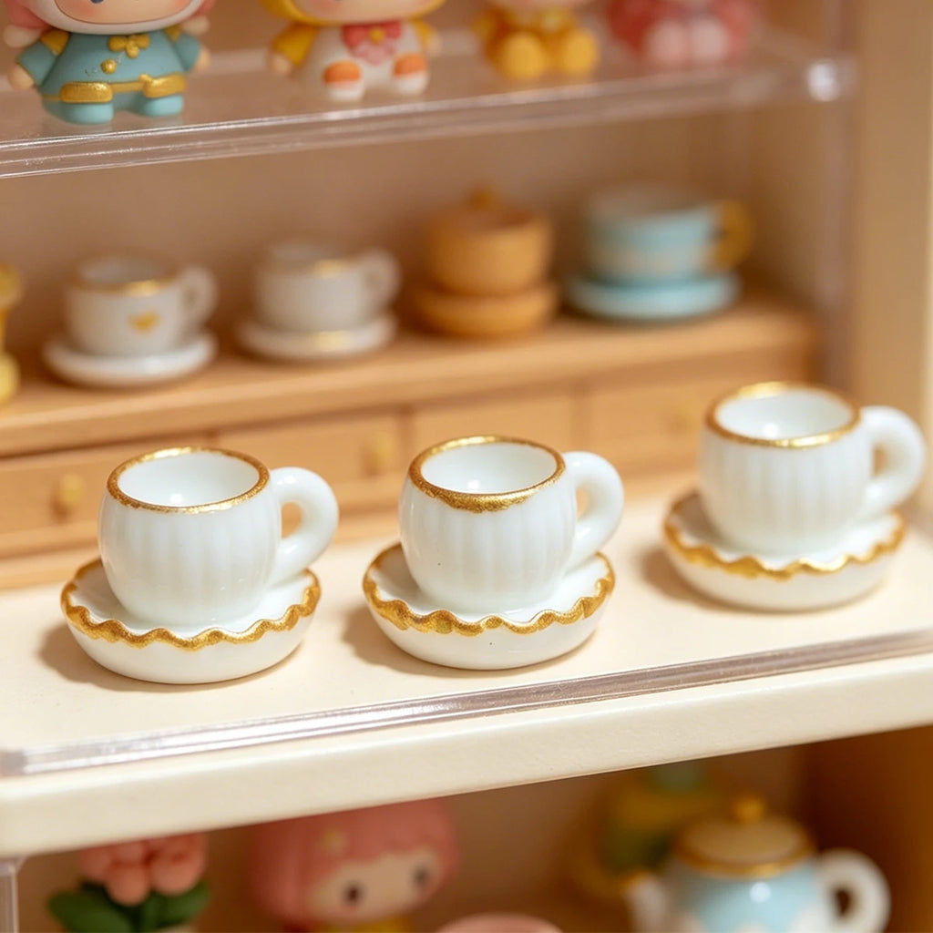1:12 Scale Resin Miniature Coffee Cup – Dollhouse Decor