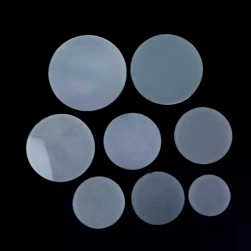 5PCS Matte Glass Round Flat Semitransparent Frosted Glass Lampshade For LED Lamp Down Light Flashlight Zpaxo