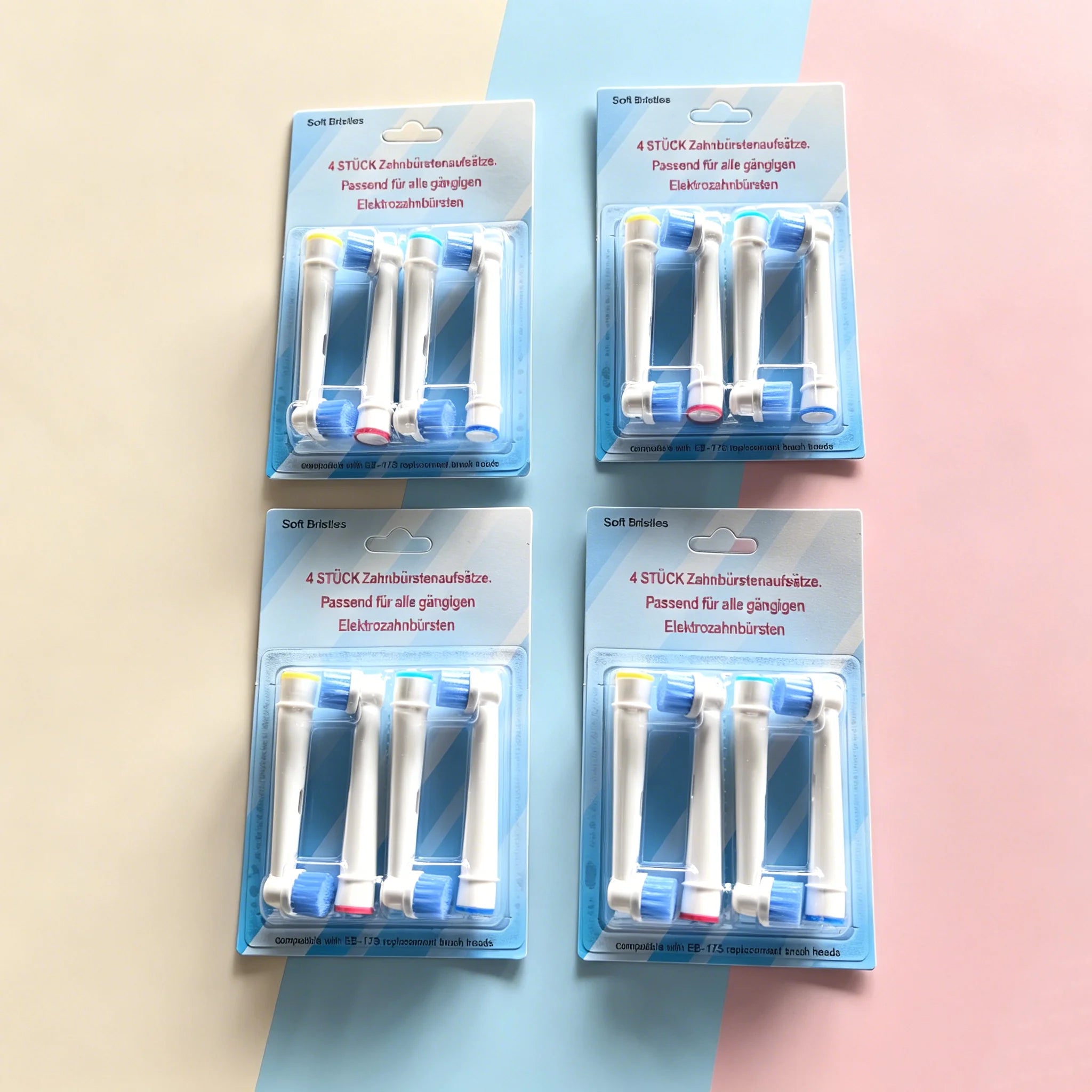 EB-17S Wholesale 4 8 Lot Electric Toothbrush Head Oral B 6000 Zpaxo EB-17S 16pcs