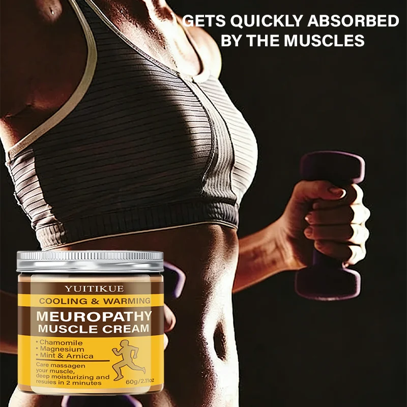 YUITIKUE Neuropathy Muscle Cream – Magnesium, Arnica & Mint Muscle Relief Cream Zpaxo