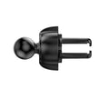 Charger Bracket 360° Rotation Car Cellphone Support Phone Car Air Vent Mount Car Phone Holder 17mm Ball Head Gravity Bracket Zpaxo black