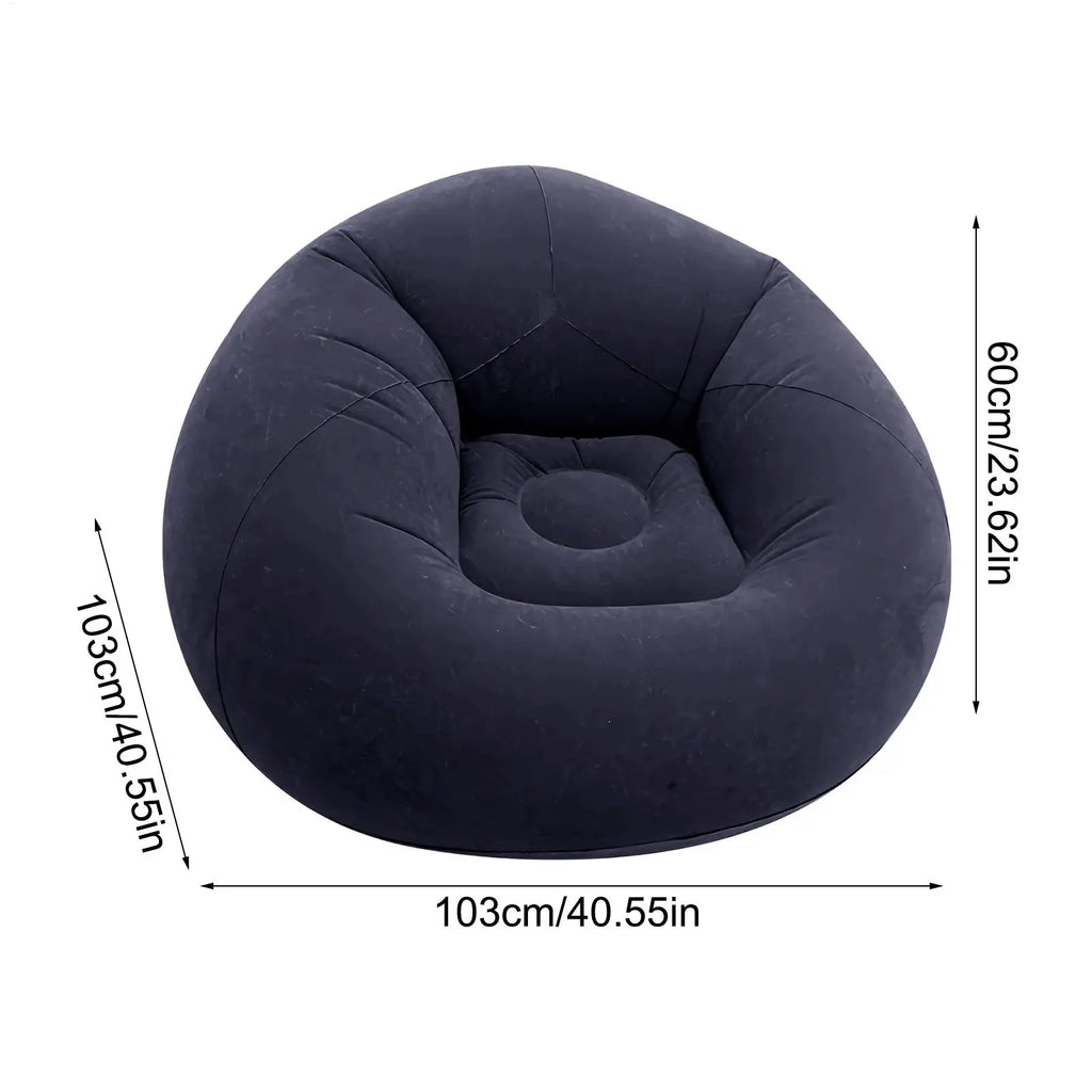 Inflatable Lazy Sofa Air Chair – Portable Beach & Camping Seat Inflatable Lounge Chair Zpaxo