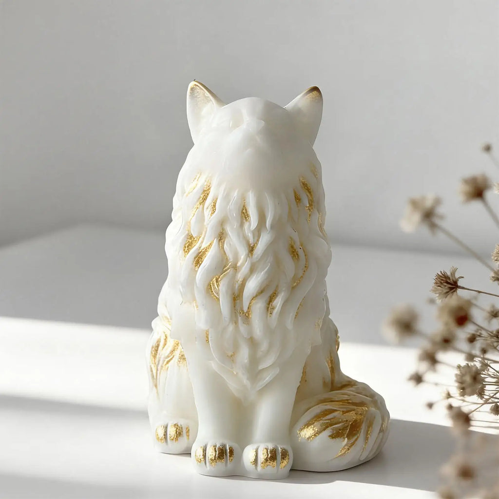 Cat Resin Mold Sitting Shape Concrete Cement Plaster Soap DIY Epoxy