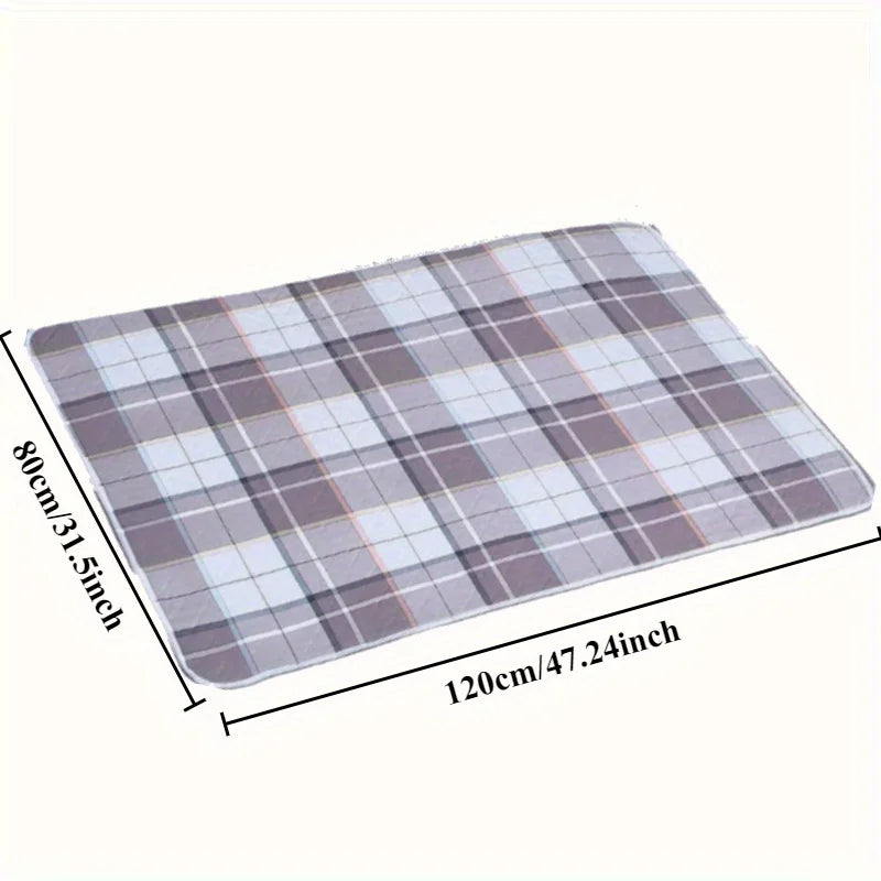 2PCS Bed Protection Pads Washable Reusable Absorbent Anti Slip for Adults Dog Cat Thick Care Pads for Adults Zpaxo XL 2PCS