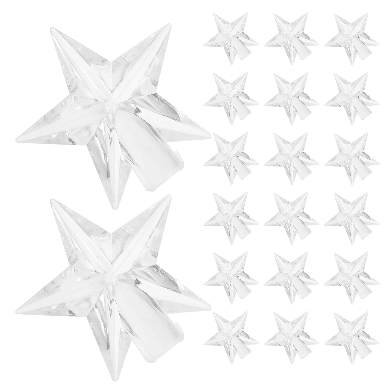 Star Shape Plastic Lamp Bulb Cover Simple Design String Light