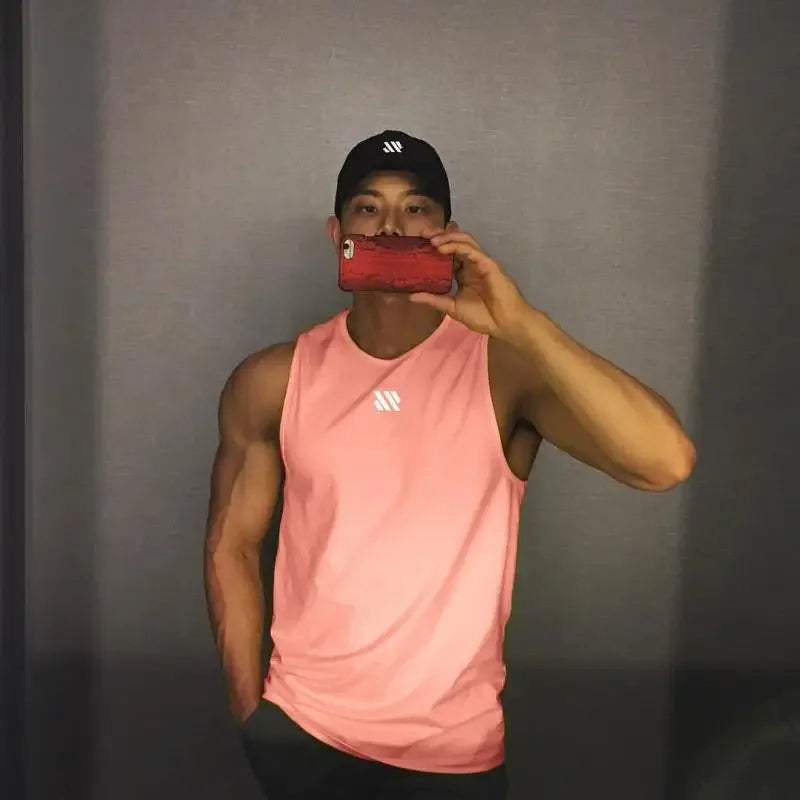 Men's Gym Tank Top – Sleeveless Bodybuilding Stringer Vest