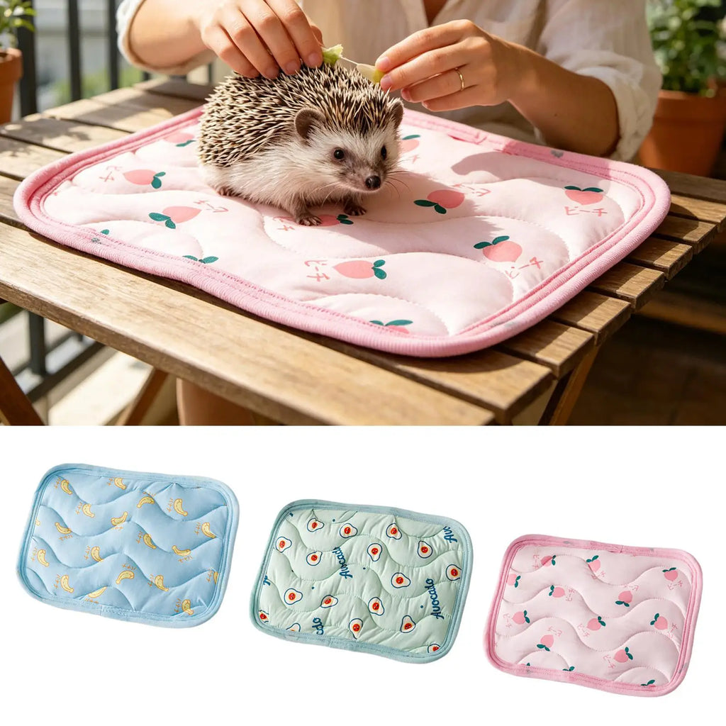 Pet Cooling Mat for Cats & Small Dogs – Ice Silk Summer Pad Pet Cooling Mat Zpaxo