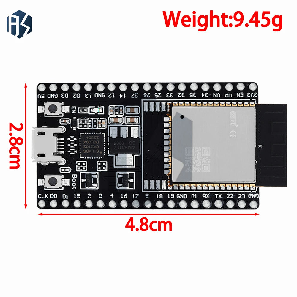 ESP32-De-vKitC Development Board ESP32-32D 32U Dual-core Wi-fi 6 Zpaxo