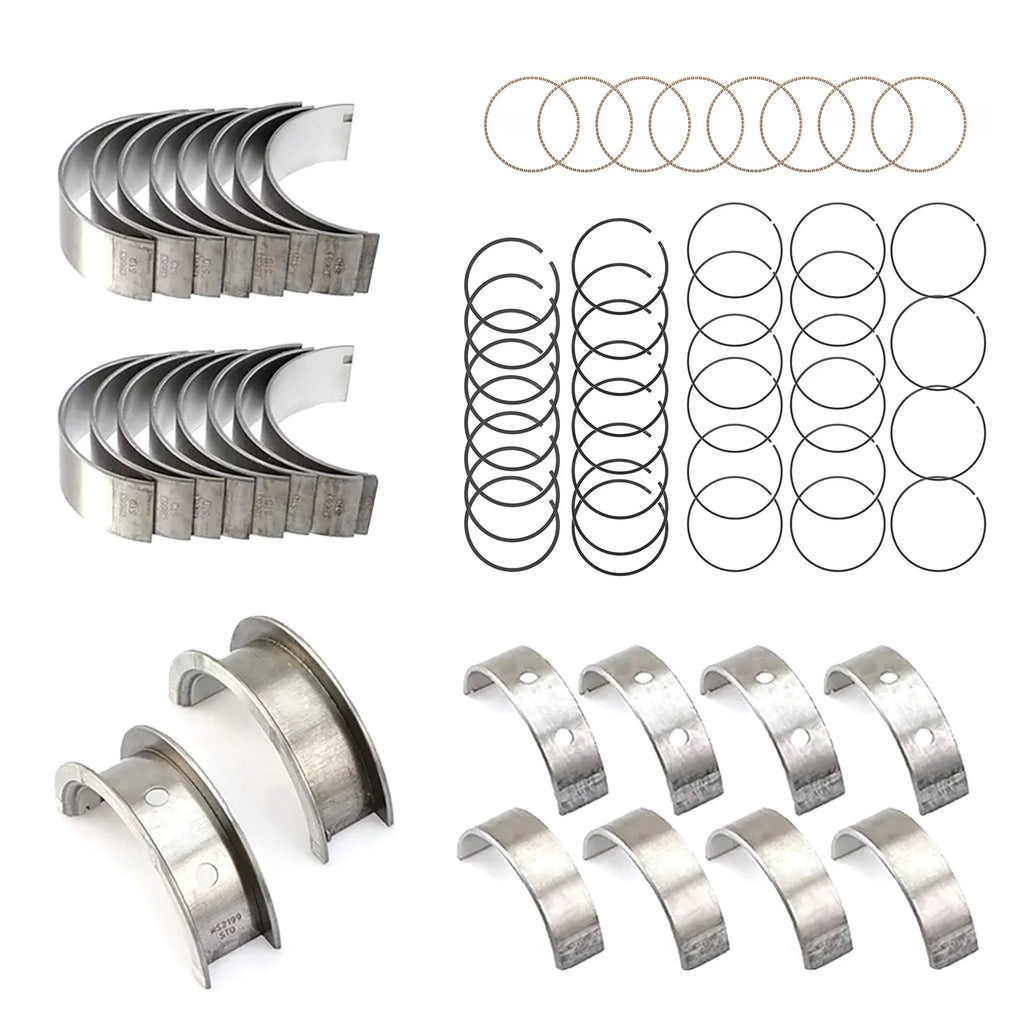Piston Ring Main Connecting Rod Bearings C96008 BC409J Chevy GM