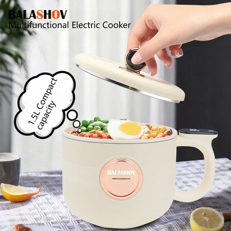 1.5L Mini Cooker Electric Rice Cooker Multifunction Cooking Machine Non-Stick Hot Pot Steamed Rice Pot For Home Kitchen 220V Zpaxo