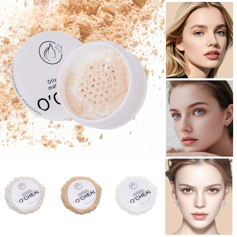 Setting Powder Loose Powder Long-lasting Concealer Waterproof Sweat-proof Oil Control Natural Honey Powder Zpaxo
