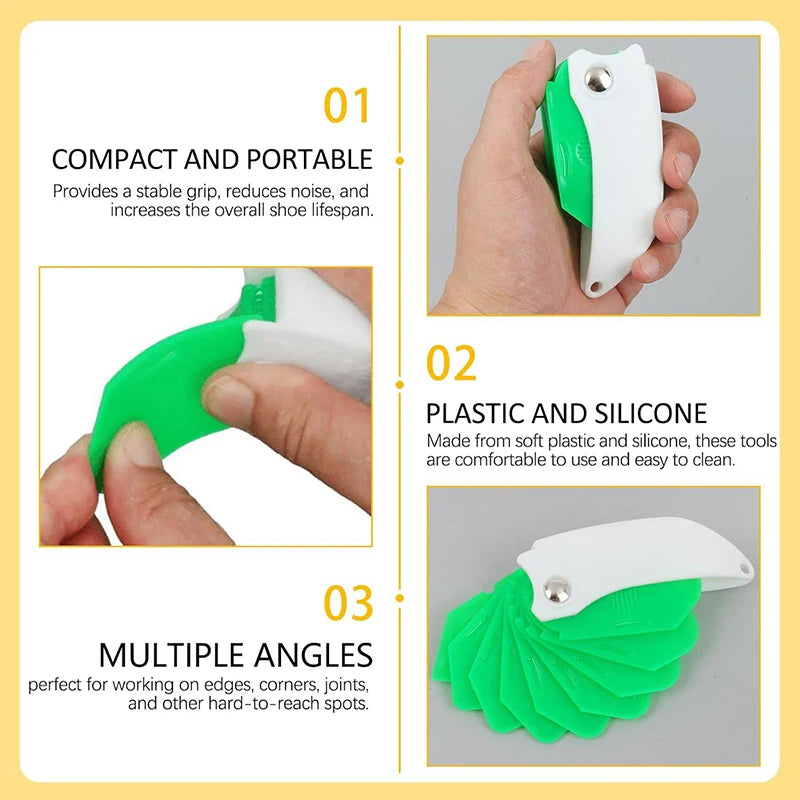 9-in-1 Caulking Tool Kit – Sealant Smoother & Grout Spatula
