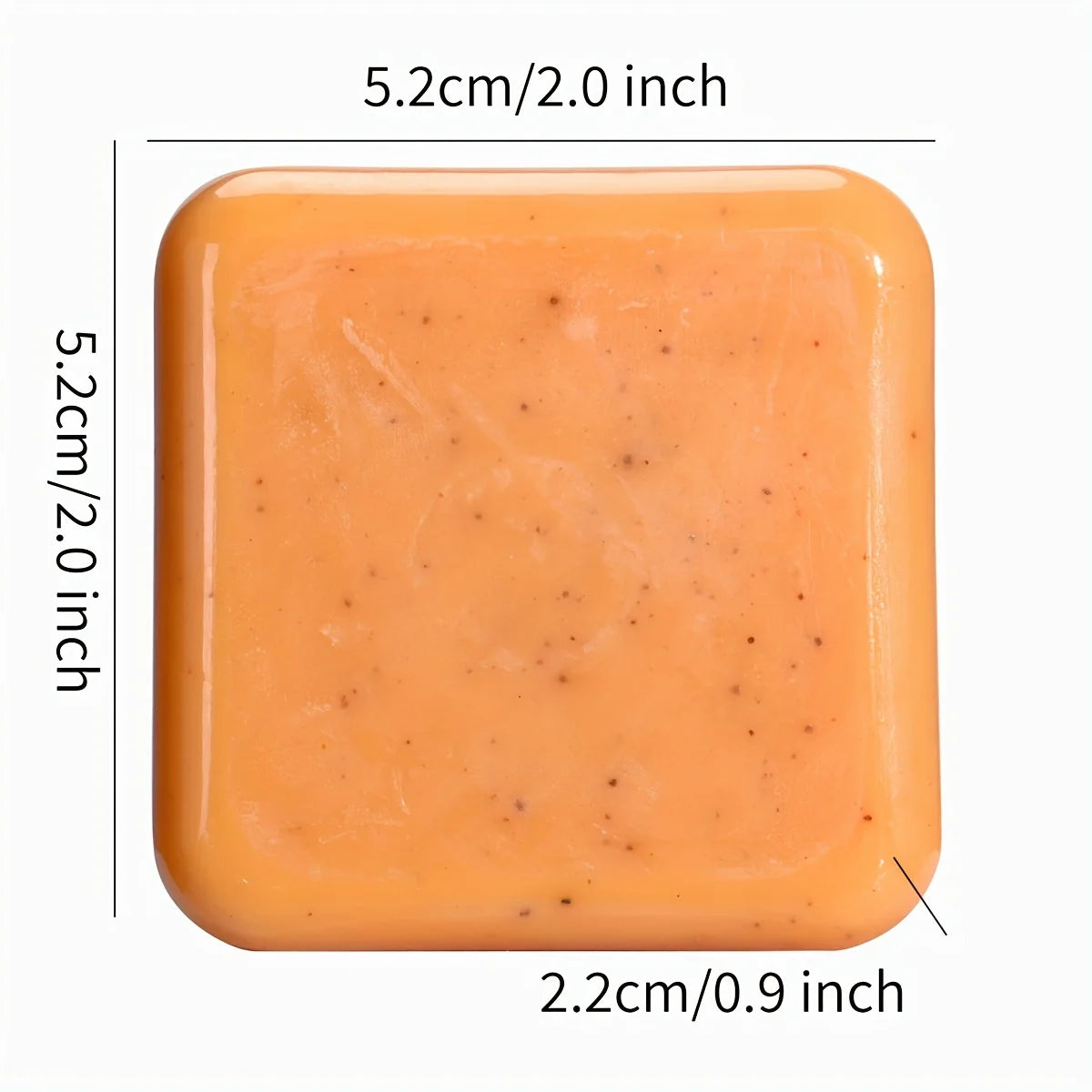 70g Turmeric Shaving and Cleansing Soap with Added Vitamin C to Make the Skin More Beautiful, Walnut Shell Powder Deeply Cleanses Zpaxo