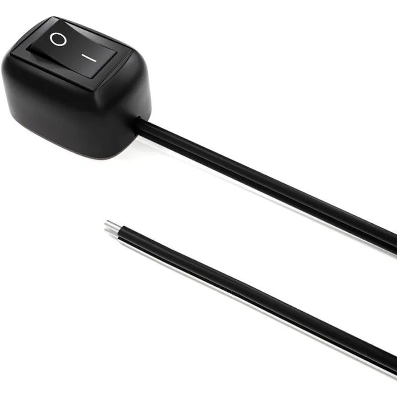 DC 12V Paste-On Mini Toggle Switch – 60cm Cable for Car Lights