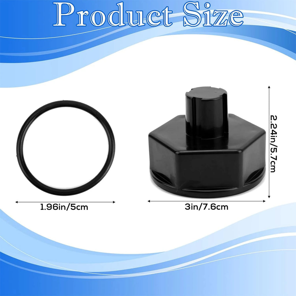 Plastic Pool Filter Drain Cap Sealing Gasket Leak-proof Plug