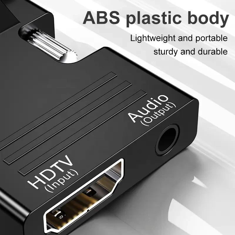 HDTV VGA Line Audio 1080P Female Male Converter 3 Projector Computer Zpaxo