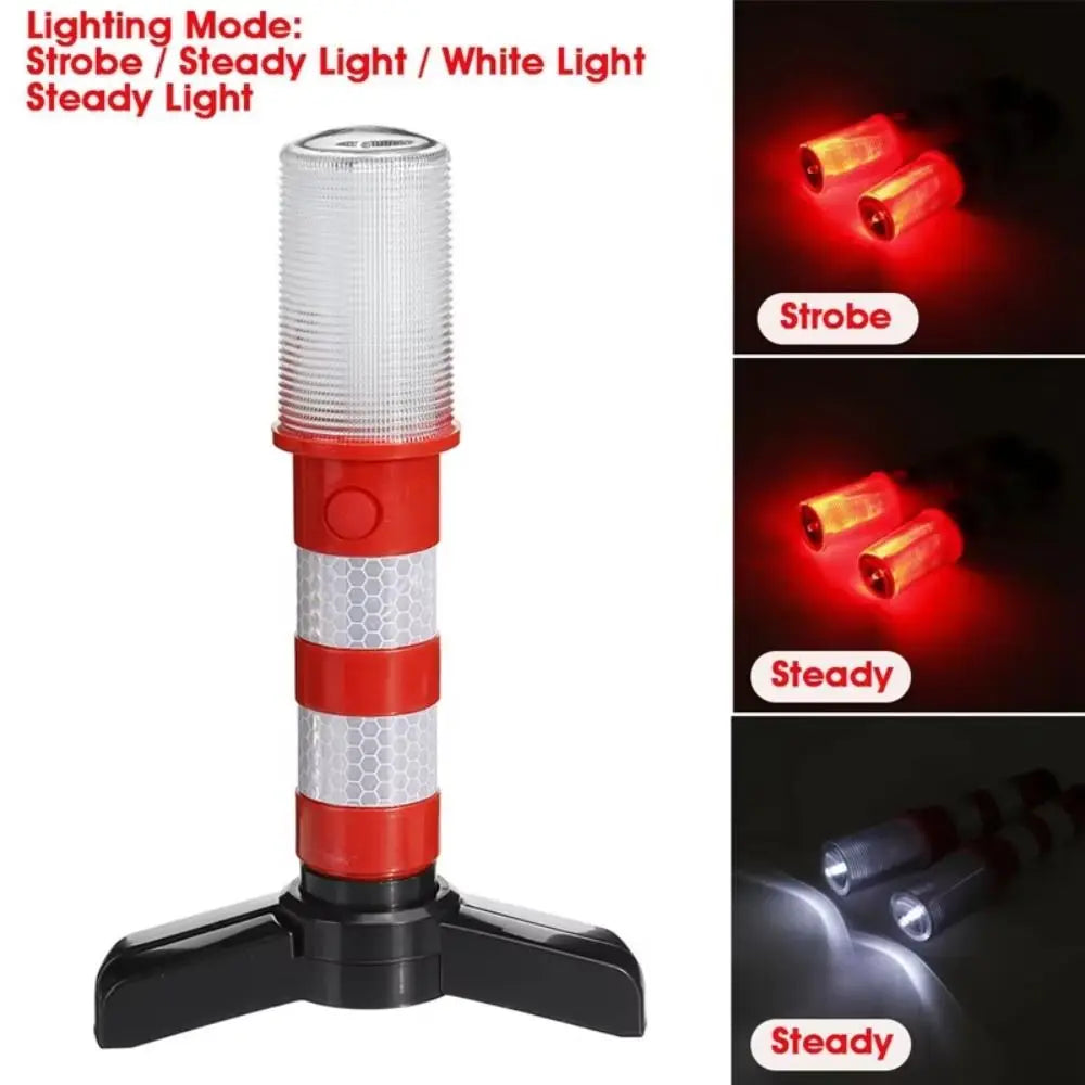 LED Light Warning Visibility Detachable Stand Safety Strobe Zpaxo