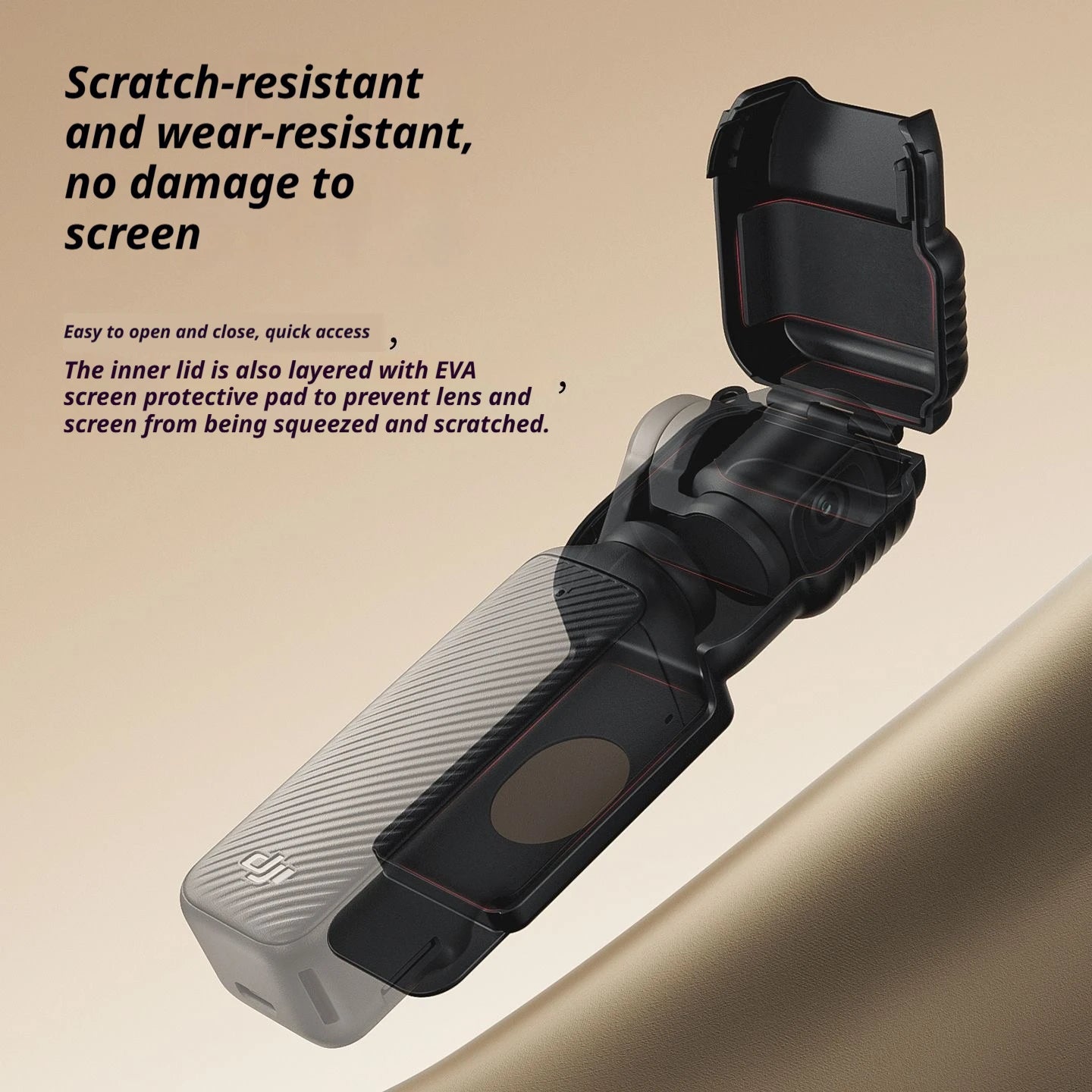 DJI Osmo Pocket 4/3 Protective Case – Lens & Screen Guard Camera Protective Case Zpaxo