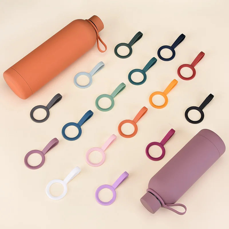 Silicone Water Bottle Holder Hanging Strap – Outdoor Carry Rope Bottle Carry Strap Zpaxo