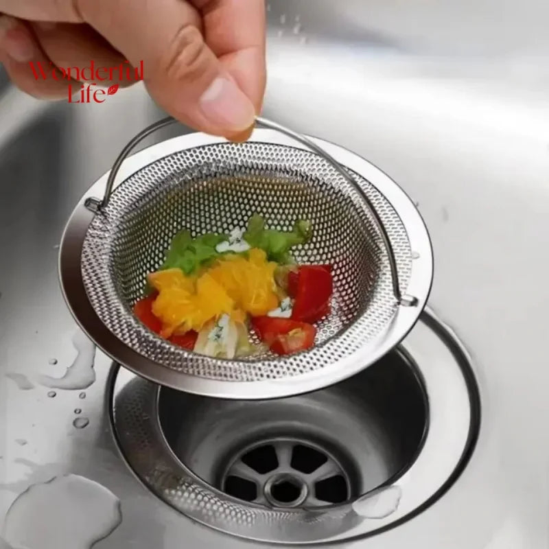 Stainless Steel Kitchen Sink Filter – Food & Hair Catcher Sink Drain Filter Zpaxo