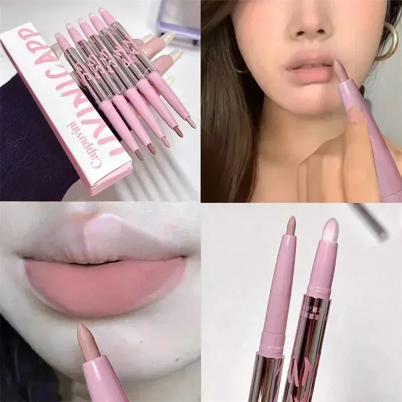Lipliner Pencil Matte Velvet Outline Lip Shape Lipstick Waterproof