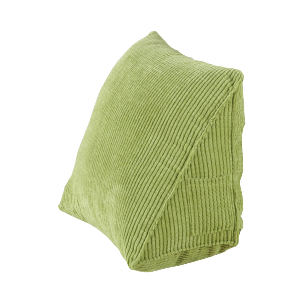 Triangle Pillow Cushie Pillow with Zip Pocket Triangle Wedge Bolster Small Back Support Cushie Pillows for Office Home Bed Sofa Zpaxo Green