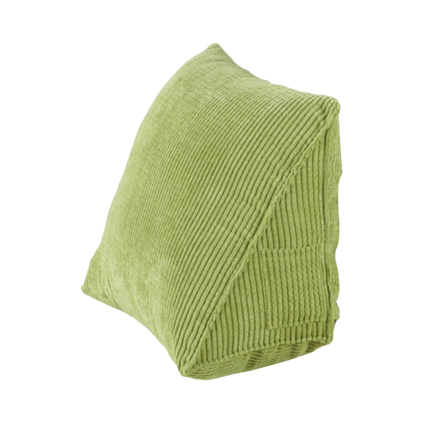 Triangle Pillow Cushie Pillow with Zip Pocket Triangle Wedge Bolster Small Back Support Cushie Pillows for Office Home Bed Sofa Zpaxo Green