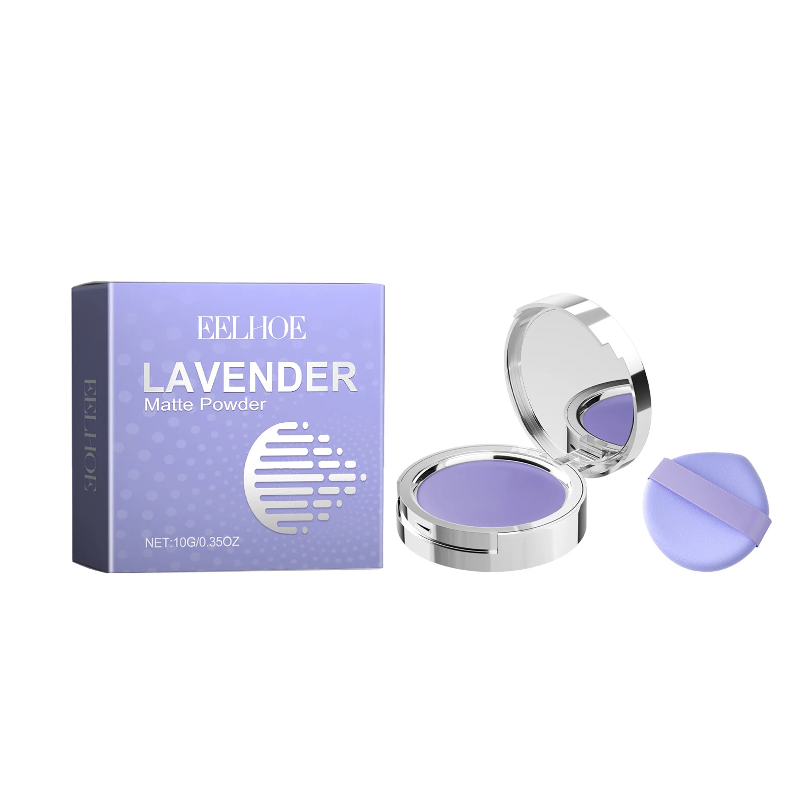 Eelhoe Lavender Matte Setting Powder – Oil Control, Waterproof Matte Setting Powder Zpaxo 1Pcs 10g