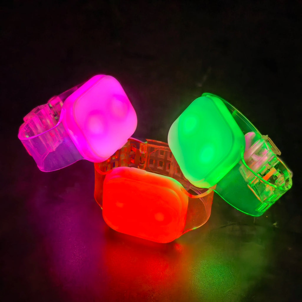 Customize Led Bracelet 15 Colors Glow Luminous Wristband Wedding