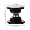 Silicone Door Suck Hotel Household Strong Magnetic Strong Mute Door Touch Silicone Anti-collision Door Stall Door Stopper Zpaxo MDX-black