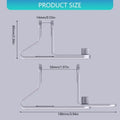 652F Vertical Laptop Stand Desktop Holder Adjustable Dock Space Saving Zpaxo CN