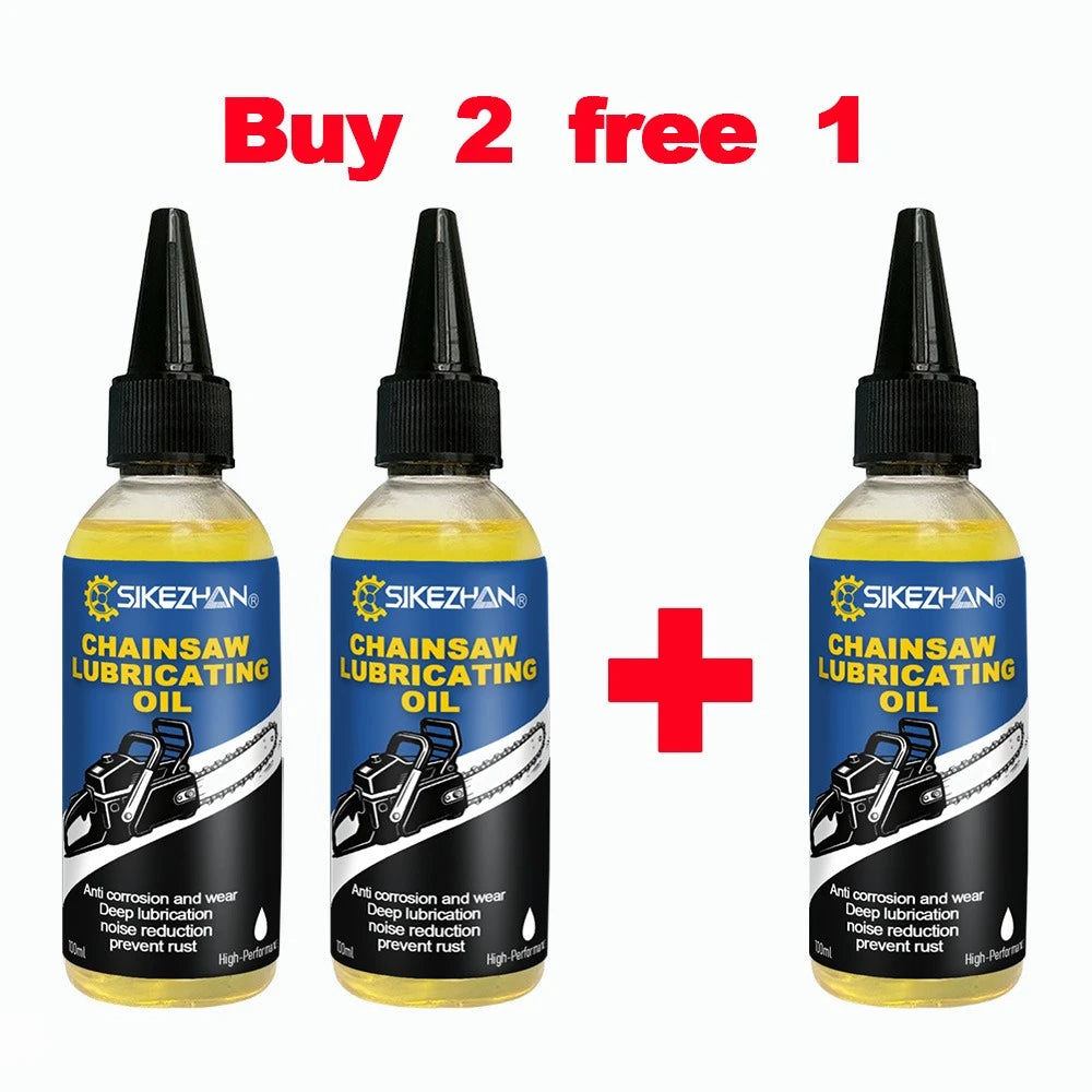 Chainsaw Lubricating Oil Motorcycle Bicycle Chains Lube Anti Rust Deep Penetrating Lubricant Tool Lubricant for Hedge Trimmer Zpaxo 3pcs