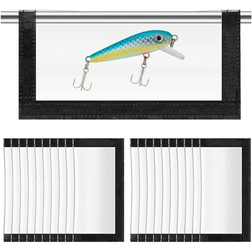 Lure Covers Clear Bait Storage Wrap Lure Wraps for Fishing Rod for Men Angler Hook Bait Storage Saltwater Gear Lake Zpaxo