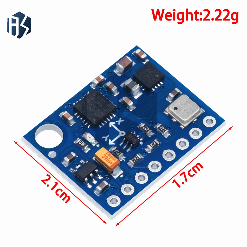 GY-87 10DOF IMU Sensor Module with MPU6050/HMC5883L/BMP180 - Compatible Triple-Sensor Fusion Board for arduino Zpaxo