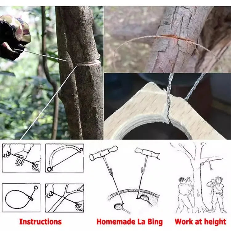 Pocket Wire Saw – Mini Survival Saw for Camping & Outdoors