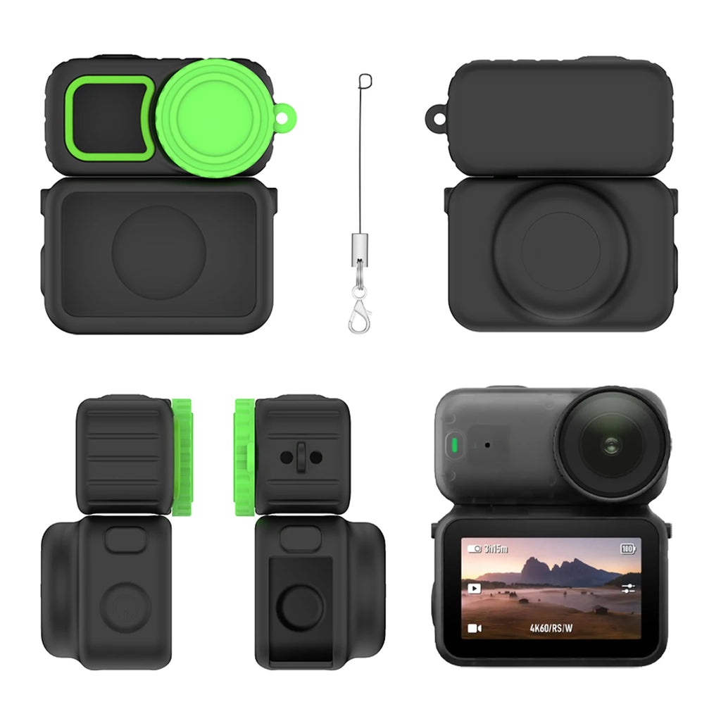 Camera Protection Shell with Lanyard Fall Resistant Protective Shell Cover Anti-Scratch for Osmo Nano Accessories Zpaxo