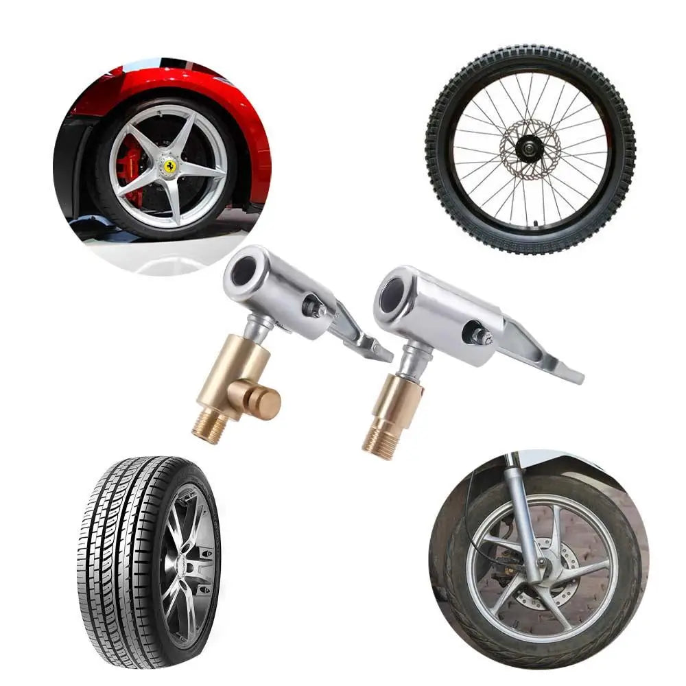 Parts Tyre Inflator Clip Pump Valve Connector Inflatable Car Tire Air Zpaxo