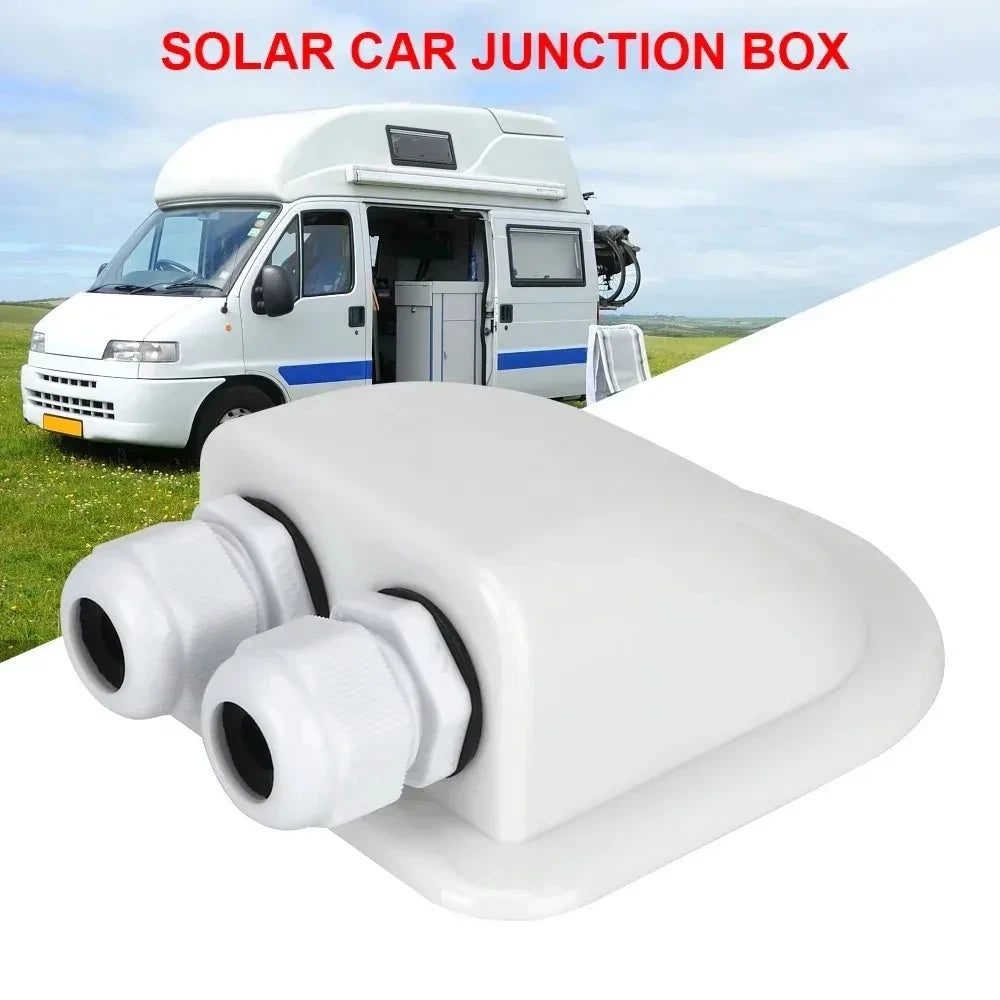 Caravan Solar Car Junction Box Cable Entry Gland Roof Wire Connector