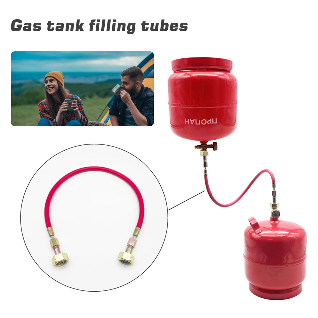 Rubber LPG Cylinder Interfill Connecting Pipes Strength Gas Cylinders