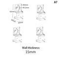 ▶4pcs 6mm/8mm/10mm Fish Tank Acrylic Clips Aquarium Lid Cover Support Holder Bracket Clamp Stand Aquarium Supply Zpaxo 15mm