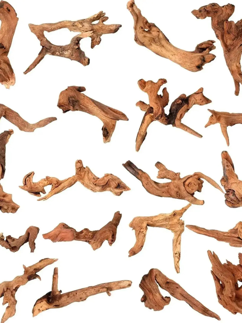 3/6PCS Natural Small Driftwood for Aquarium Decor Fish Tank Decorations Decor Assorted Driftwood Branch Reptile Tank Wood Decor Zpaxo 6PCS 5-10CM