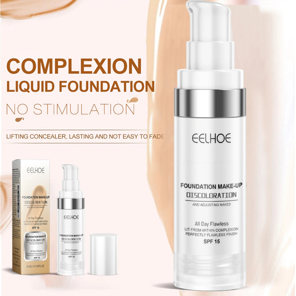 Color Changing Foundation Serum for Natural Glow Lightweight Full Coverage Long Moisturizing Finish 30ml Sensitive Skin Friendly Zpaxo